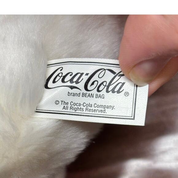 Dale Earnhardt Jr. Coca Cola Bear Red Silk Coke Signature Jacket 14" NWT FLAWS - Picture 5 of 5